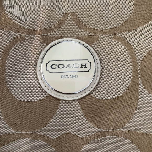 Coach Signature Stripe Hobo - Picture 5 of 8